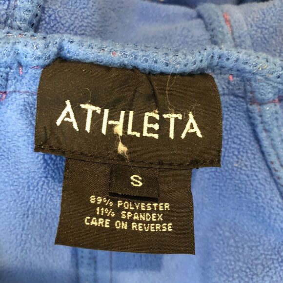 Athleta Full Zip Hooded Purple Fleece Jacket S - Picture 5 of 5